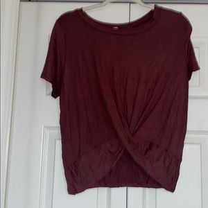 NWT Twist Front Tee